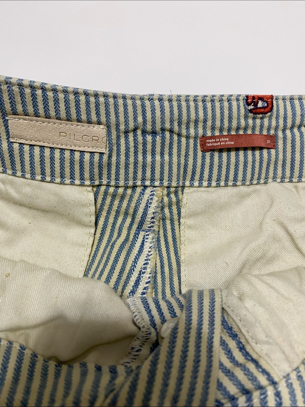 Pilcro Slouchy Pinstripe Chino Pants - Picture 4 of 16